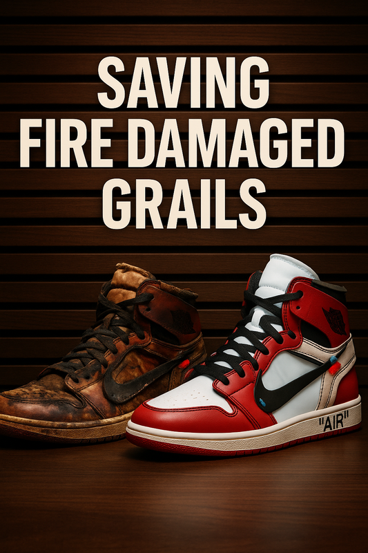 $5,000 Sneakers Damaged in a Fire — Here’s How We Brought Them Back to Life Overnight