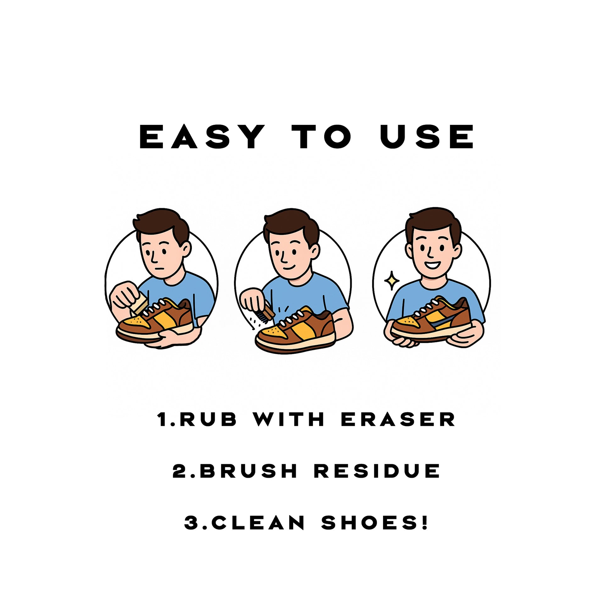 Revive Kicks Shoe Eraser Instructions