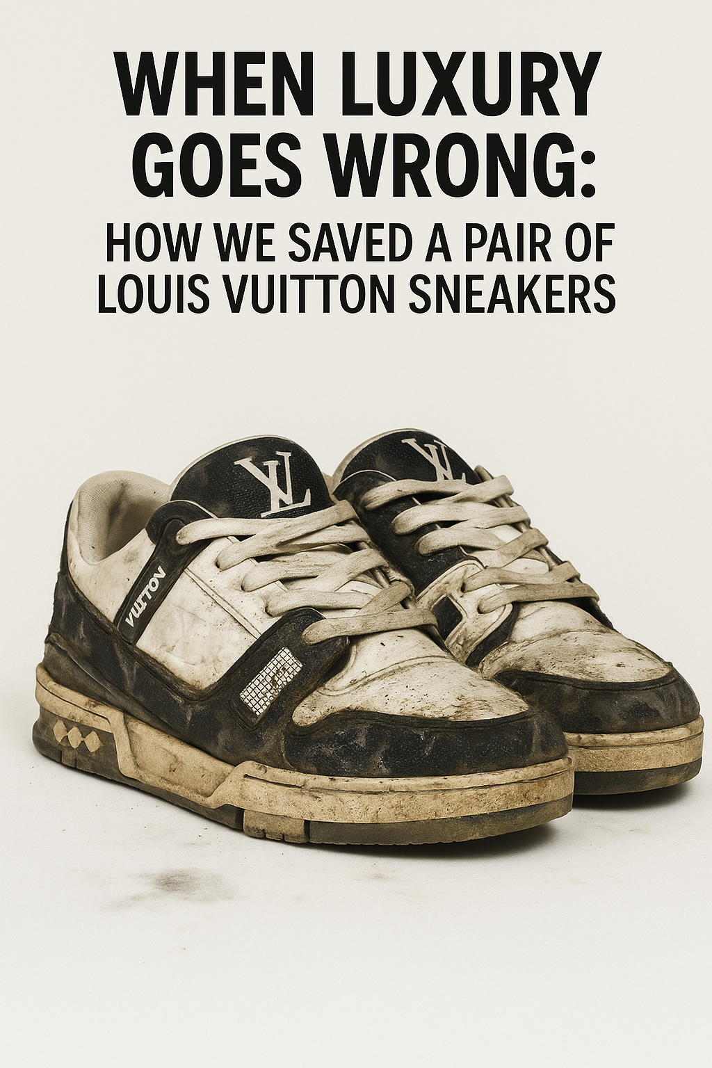 When Luxury Goes Wrong: How We Saved a Pair of Louis Vuitton Sneakers